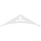 Ekena Millwork Pitch Naple Architectural Grade PVC Gable Pediment, 36"W x 10 1/2"H x 1"P (7/12) GPP036X011X100NAP - alternate 3
